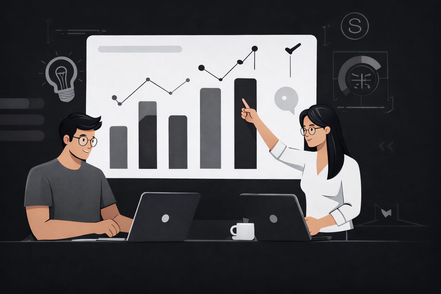 Estrategia digital y gráficas