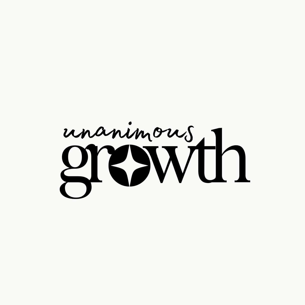 Unanimous Growth Logo Gigante
